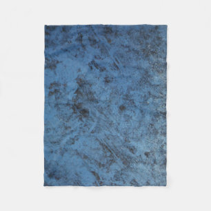 Denim Blue gepersonaliseerde antieke auto, roest Fleece Deken