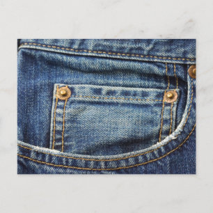 Denim - Blue Jean Pocket Briefkaart