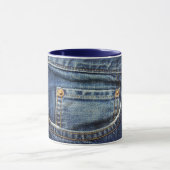 Denim - Blue Jean Pocket Mok (Midden)