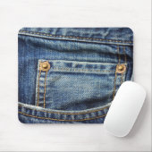Denim - Blue Jean Pocket Muismat (Met muis)