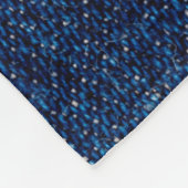 Denim blue jeans fabric frame. Bleached denim fabr Fleece Deken (Hoek)