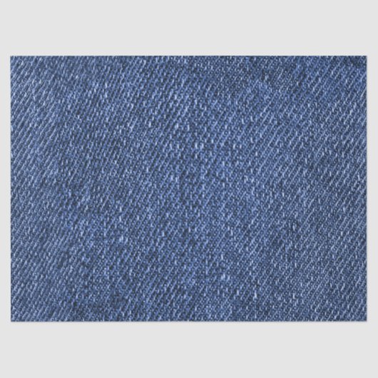 Denim Blue Jeans Grafisch Ontwerp Stijlvol Tissuepapier (Voorkant)