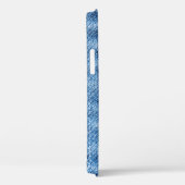 Denim Blue: klassieke jeans textuur. Case-Mate iPhone Case (Achterkant / Rechts)