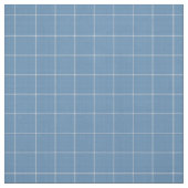 Denim Blue Large Gingham Checkered pattern Stof (Swatch)