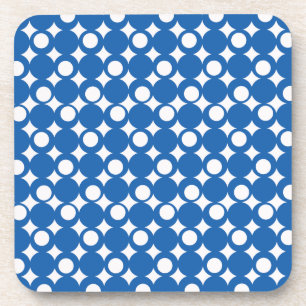 Denim Blue Mod Ball Design @ Emporio Moffa Bier Onderzetter