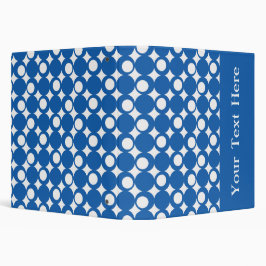 Denim Blue Mod Ball Design met aangepaste tekst 1 1/2" Multomap