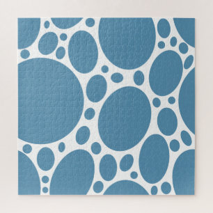 Denim Bule Bubbles Legpuzzel