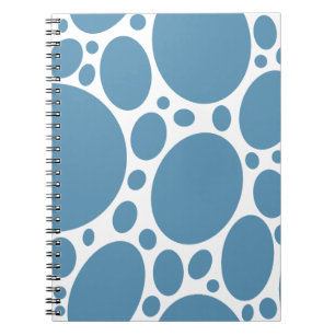 Denim Bule Bubbles Notitieboek