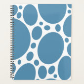 Denim Bule Bubbles Planner (Voorkant)
