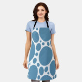 Denim Bule Bubbles Schort (Gedragen)
