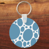 Denim Bule Bubbles Sleutelhanger (Voorkant)