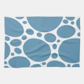 Denim Bule Bubbles Theedoek (Horizontaal)