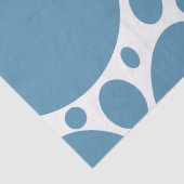 Denim Bule Bubbles Tissuepapier (Detail)