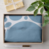 Denim Bule Bubbles Tissuepapier (Geschenk)