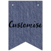 Denim Bunting Banner Flags  (Derde vlag)