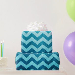 Denim Chevron van Shirley Taylor Cadeaupapier