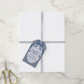 Denim Coquette Bow Blue Jean Baby Shower Favors Cadeaulabel (Met Touw)