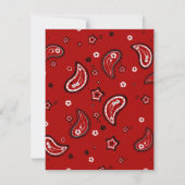 Denim Cowgirl Kaart (Achterkant)