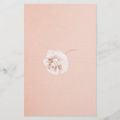 Dénim défraîchi et chic menu de réception de maria (Dos)