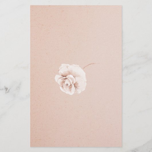 Dénim défraîchi et chic menu de réception de maria (Dos)