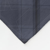 Denim, denim, blauw, lappendeken fleece deken (Hoek)