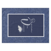 Denim & diamanten tafellade tafelkleed (Voorkant (Horizontaal))