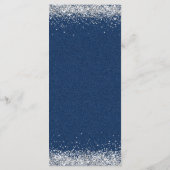 Denim & Diamonds 30th Birthday Dinner Flat Menu (Achterkant)