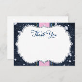 Denim & Diamonds Bedankkaart (Voorkant / Achterkant)