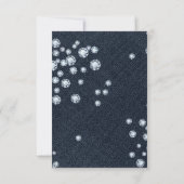 Denim & Diamonds Blue Jeans Bling Glam RSVP (Achterkant)