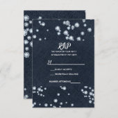 Denim & Diamonds Blue Jeans Bling Glam RSVP (Voorkant / Achterkant)