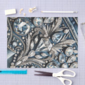 Denim & Diamonds Edelsteen Bling Jean Tissuepapier (Craft)