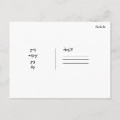 Denim & Diamonds Foto Briefkaart Party Invitation (Achterkant)