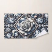 Denim & Diamonds Glam Bling Rose Bijoux (Serviette à main)