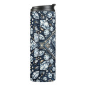 Denim & Diamonds Glam Bling Thermosbeker (Gedraaid links)