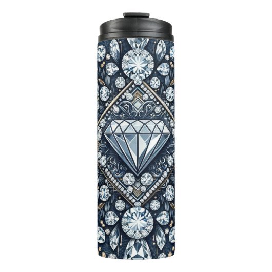 Denim & Diamonds Glam Glitters Thermosbeker (Voorkant)