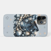 Denim Diamonds & Parels Broek Bling Case-Mate iPhone Case (Achterkant (horizontaal))