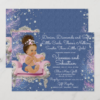 Denim & Diamonds Princess Roze en Zilver Kaart
