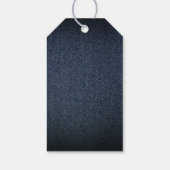 Denim Diamonds Rustieke Lichten Script Dank u Cadeaulabel (Achterkant)