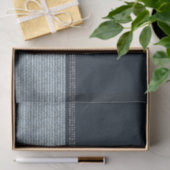 Denim Diamonds Sparkle Glam Monogram Initiaal Tissuepapier (Geschenk)