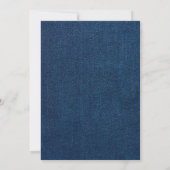 Denim Diamonds Witte laarzen Lichten Bachelorette Kaart (Achterkant)