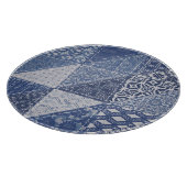 Denim driehoek Patchwork textuur. Snijplank (Hoek)