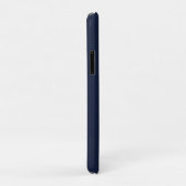 Denim effen kleur Case-Mate iPhone case (Achterkant/rechts)