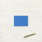 Denim effen kleur post-it® notes (Op bureau)