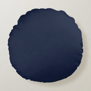 Denim effen kleur rond kussen