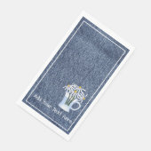 Denim en Daisys Servet (Hoek)