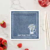 Denim en Daisys Servet (Insitu)
