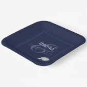 Denim en diamanten bord (Gebogen)