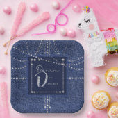 Denim en diamanten bord (Feest)