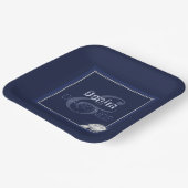 Denim en diamanten bord (Gebogen)