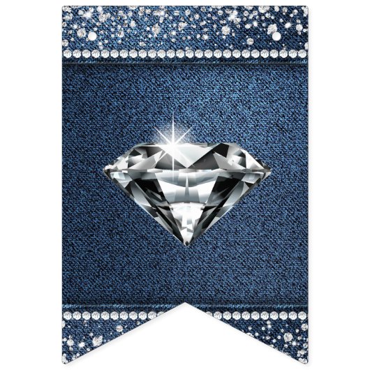 Denim en Diamond Banner (Eerste vlag)